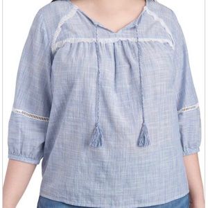 Vintage America Women’s plus size blouse